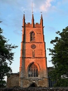 Tower at sunset